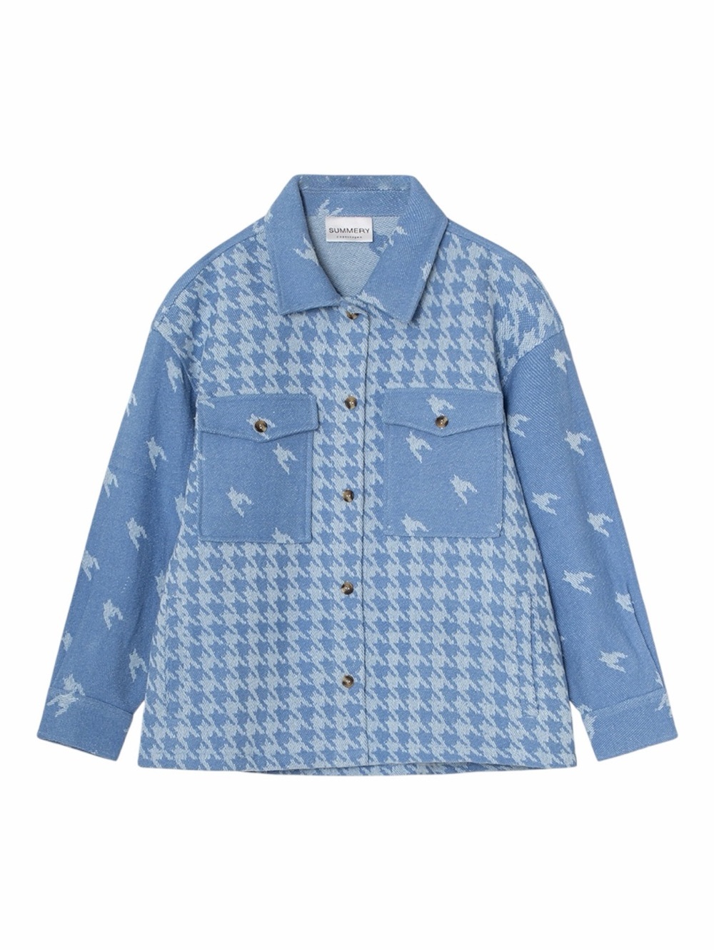 NWT! SUMMERY COPENHAGEN Ballad Blue Hannah Jacket. Size Small.